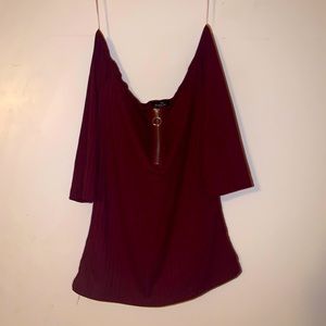 Off the shoulder top